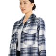 thumbnail image 2 of George Women's Brushed Plaid Shacket, 2 of 6