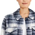 thumbnail image 4 of George Women's Brushed Plaid Shacket, 4 of 6