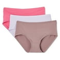 thumbnail image 1 of George Women's Super Stretch Microfibre Midi Briefs 3-Pack, 1 of 2