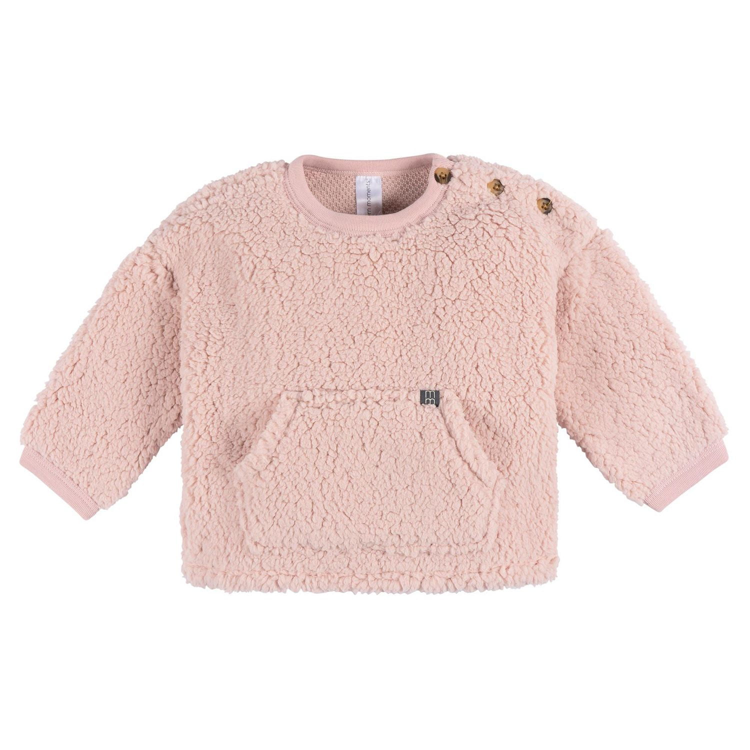 Modern Moments par Gerber - Ensemble de poche Kanga en micro peluche 2 pièces - Rose