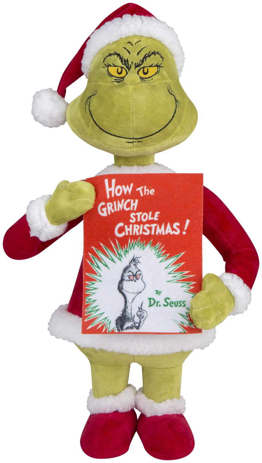 Aurora Dr Seuss Peluche Père Noël Grinch lumineuse 3,5 cm : : Jeux  et Jouets