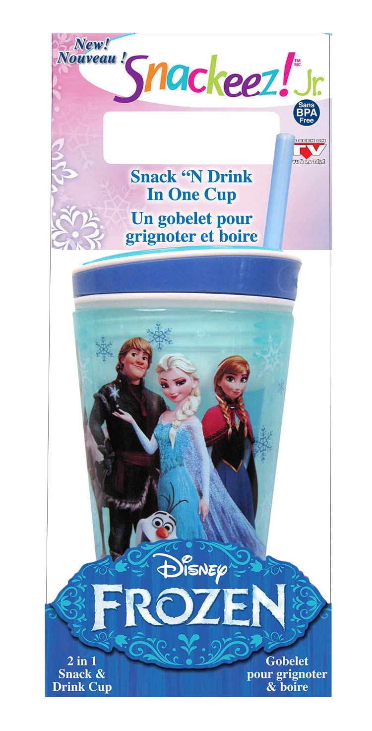 Snackeez Jr Disney Frozen 2 In 1 Snack And Drink Cup Blue Walmart Canada 7661