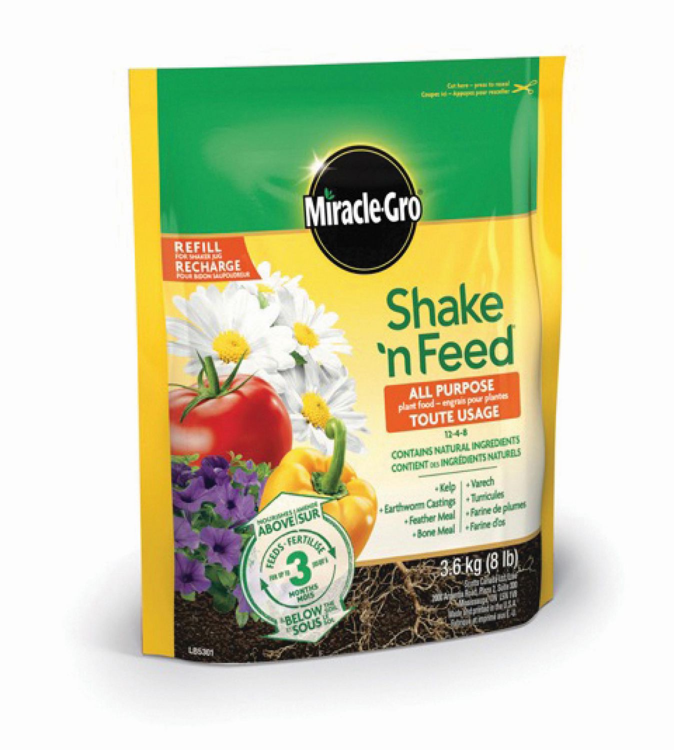Miracle-Gro Shake ’n Feed All Purpose Plant Food 12-4-8 3.6 kg ...
