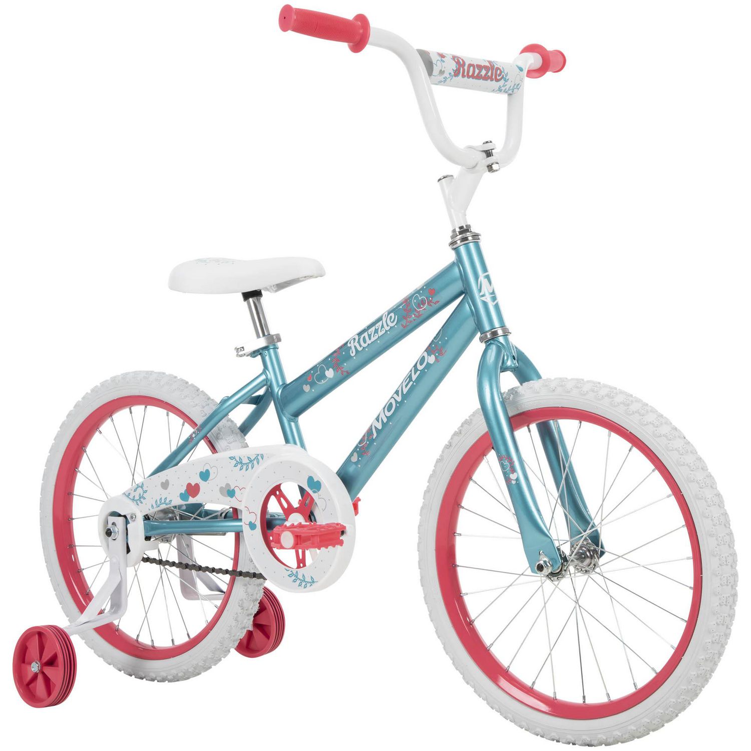 Movelo Razzle 18 Girls Bike Light Blue 5 8 years old