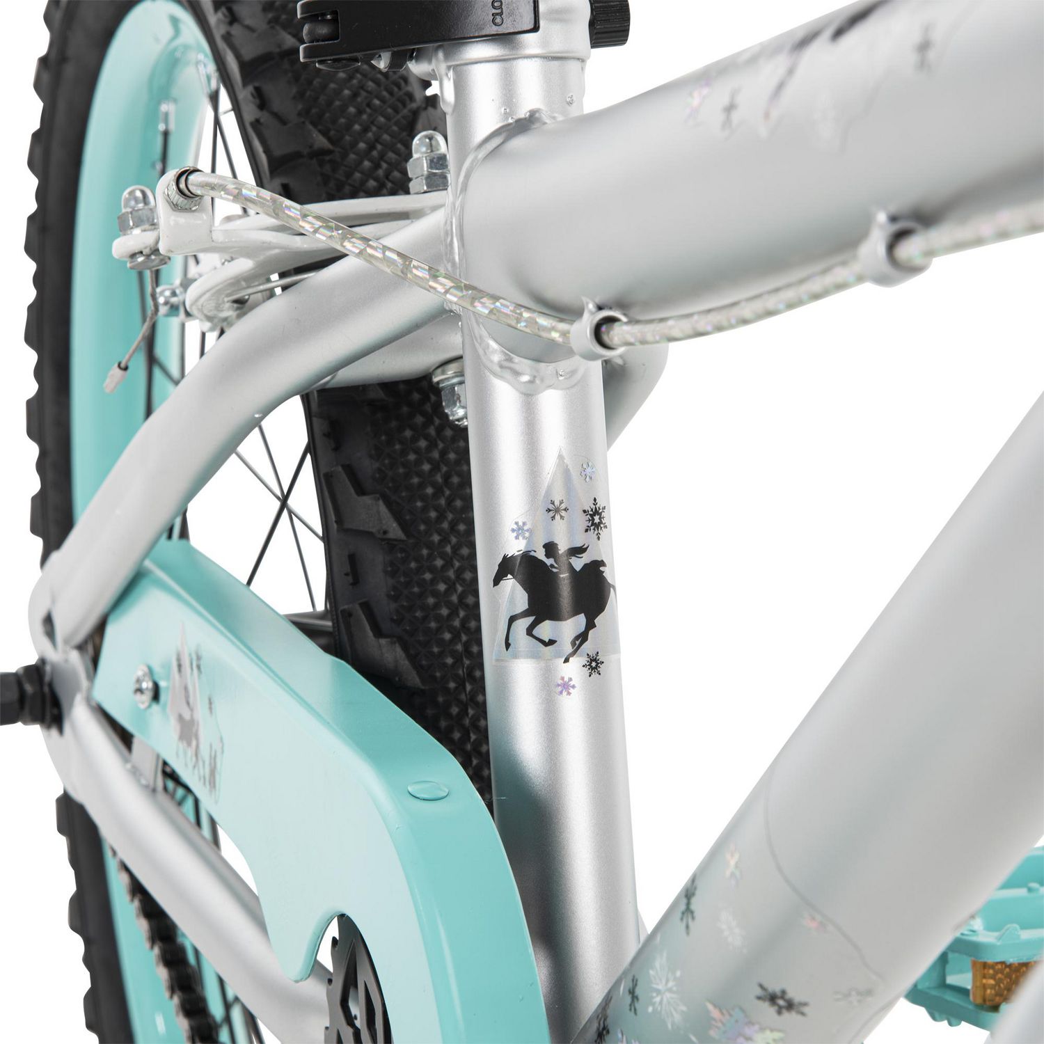 Vélo de style BMX pour enfants en acier de 18 pouces La Reine des neiges de  Disney 