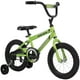 Vélo de Movelo Rush 14 pouces pour garçons. Vert lime 4-6 ans – image 3 sur 9