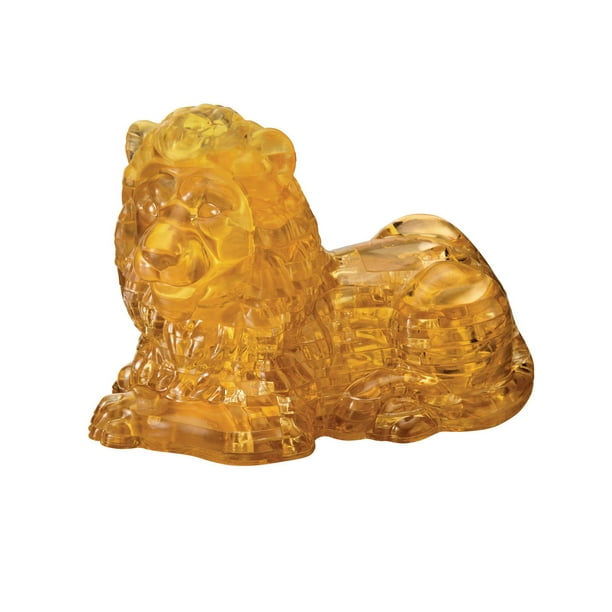 Casse-tête 3D cristallin de lion