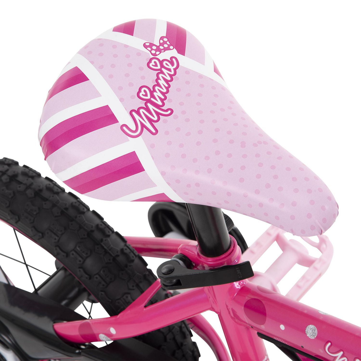 Disney Minnie Mouse 12in Girls' Bike, Pink, by Huffy, Ideal for