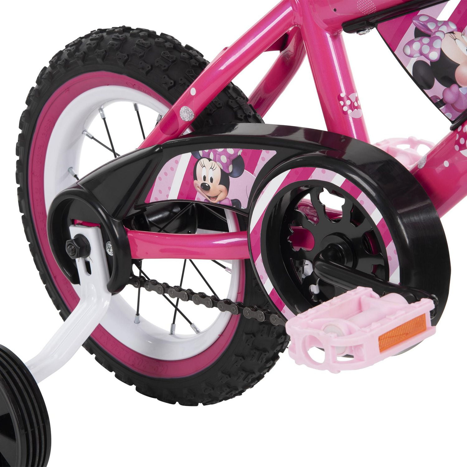 Disney Minnie Mouse 12in Girls Bike Pink by Huffy Ideal for ages 3 5