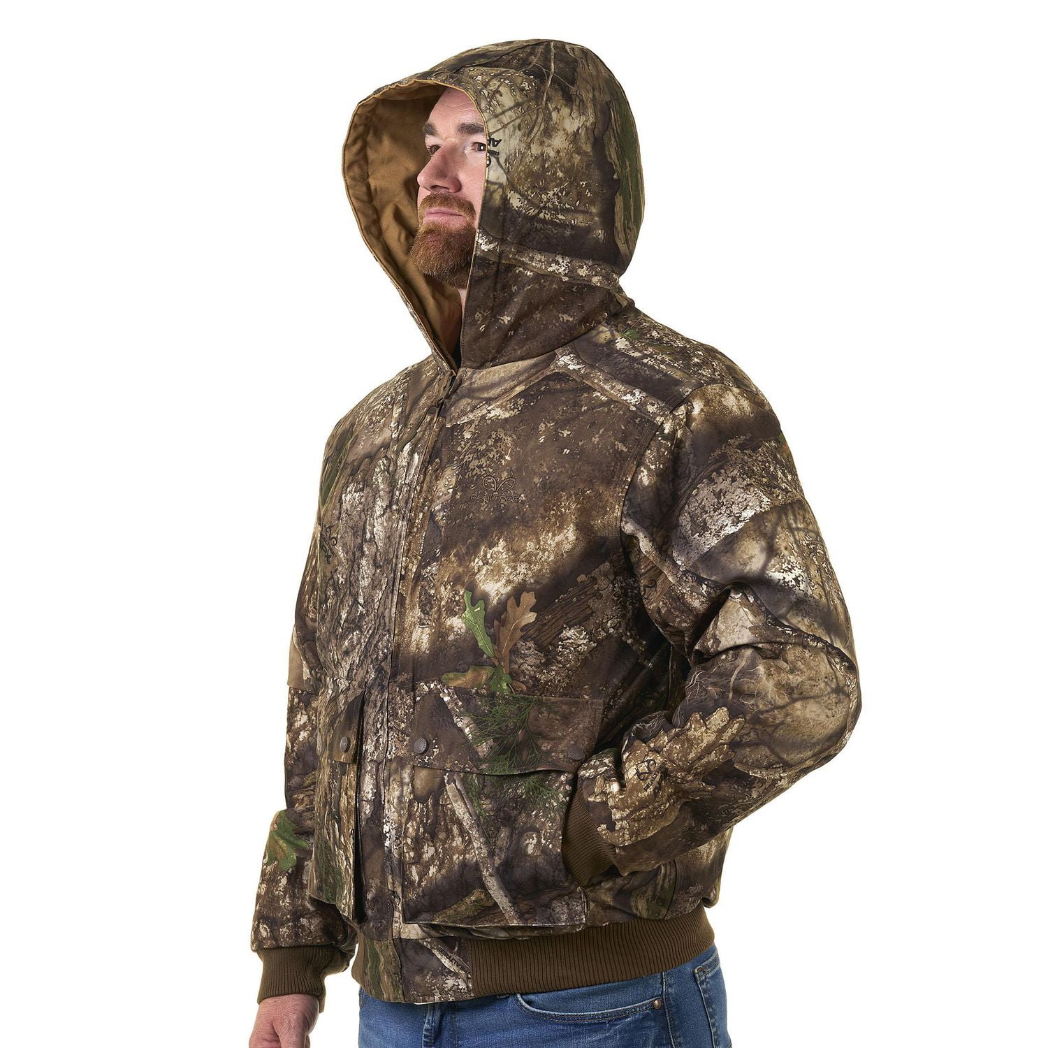 Realtree APX Men s Reversible Work to Hunt Jacket Sizes M 2XL Walmart