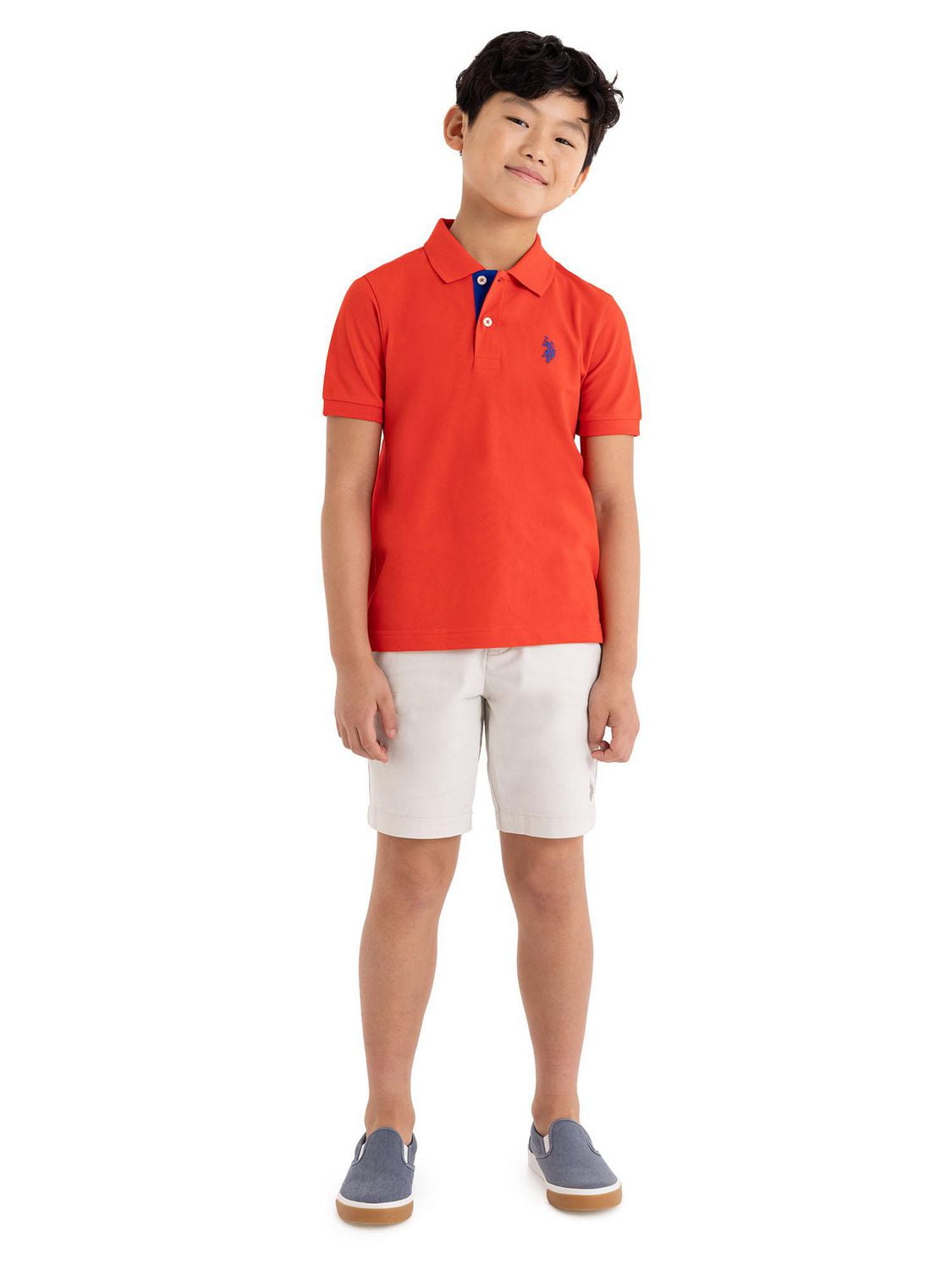 U.S. Polo Assn. Boy's Short Sleeve Polo Shirt