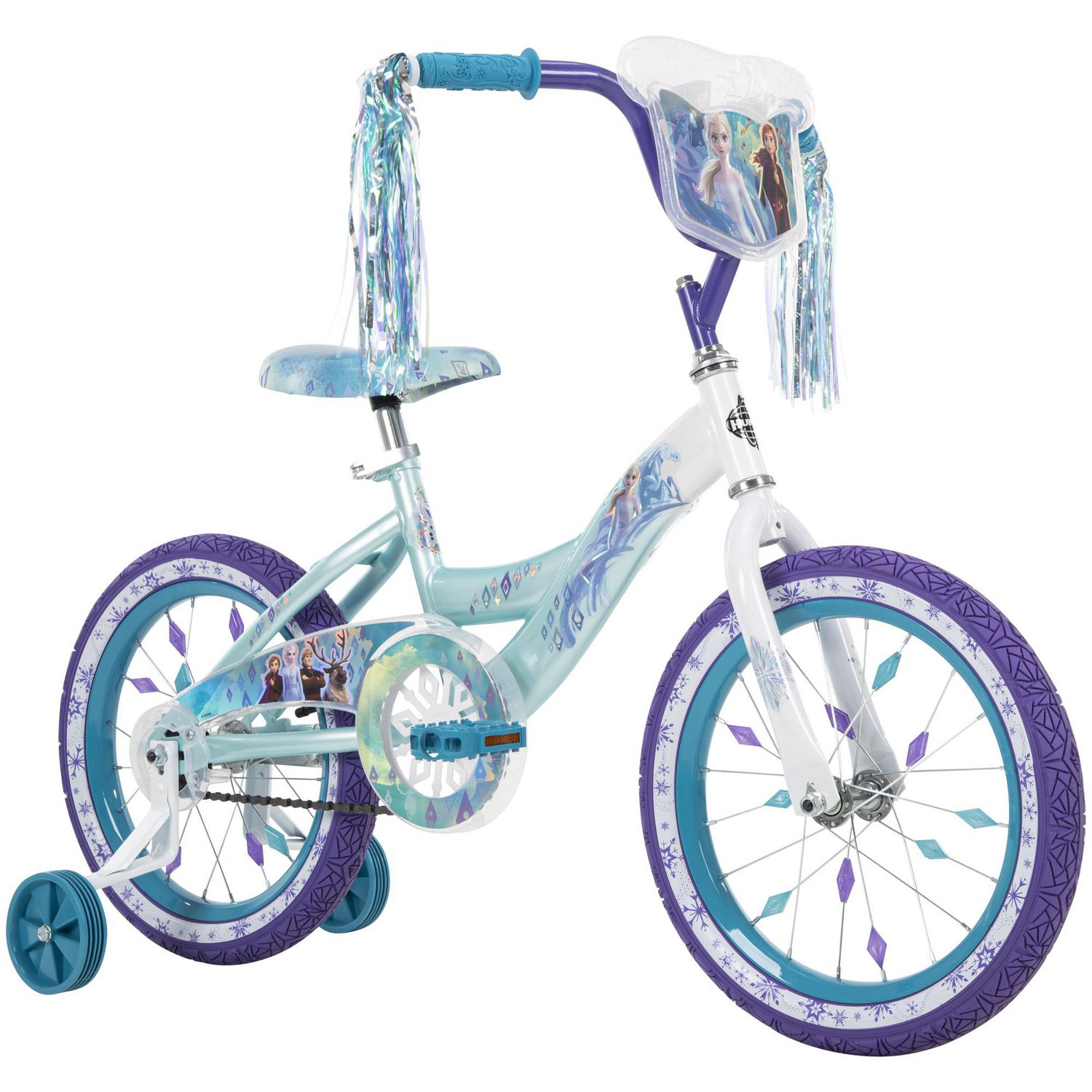 Disney Frozen 16in Girls Bike Blue by Huffy 4 6 years old