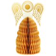 thumbnail image 3 of Hallmark Paper Wonder Displayable Pop Up Honeycomb Christmas Card (Angel), 3 of 9