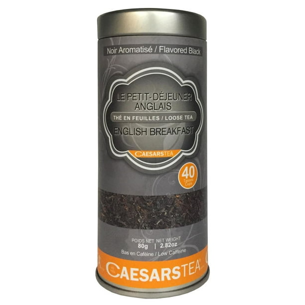 Thé noir arômatisé en feuilles Le petit déjeuner anglais de Caesars Tea 80 g