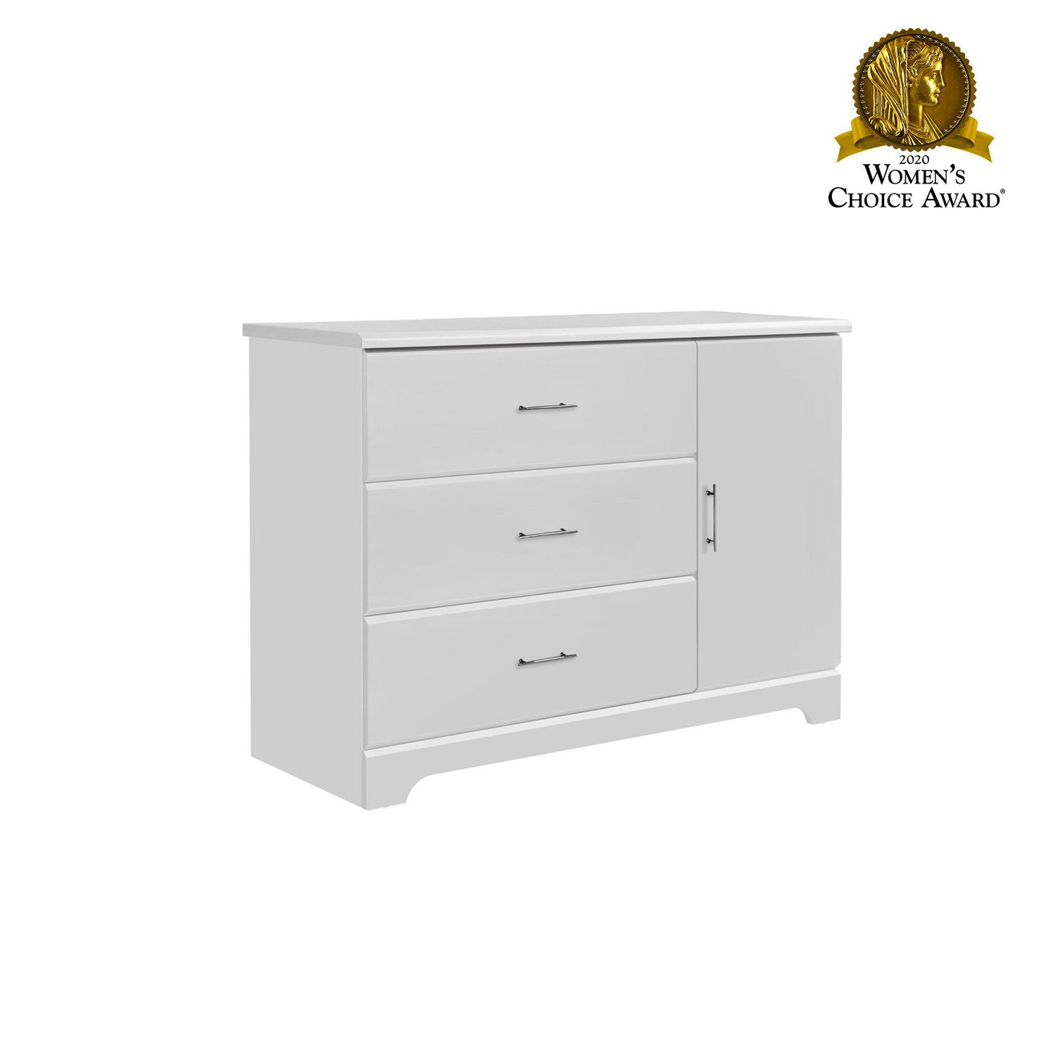 Storkcraft Storkcraft Brookside 3 Drawer Combo Dresser White