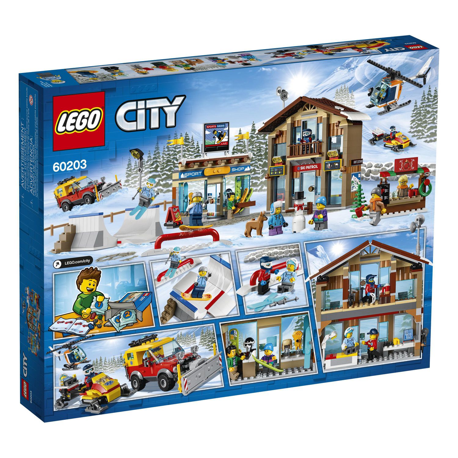 walmart lego ski resort