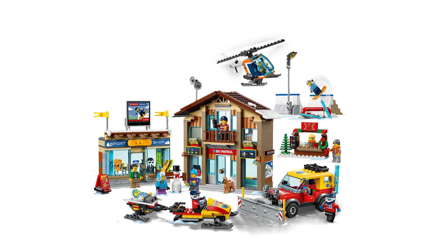 LEGO City Ski Resort 60203 Toy Building Kit Walmart