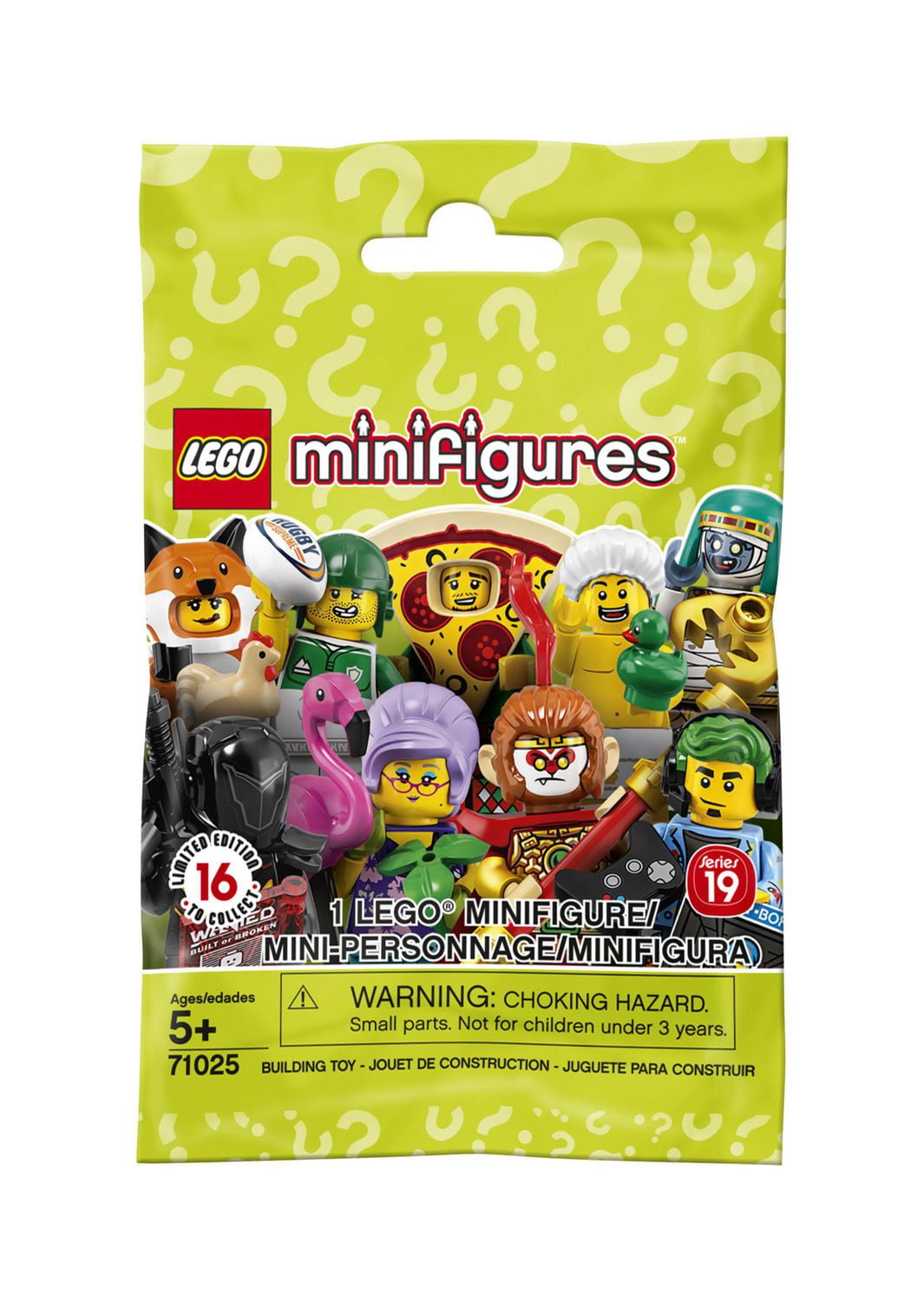 walmart lego minifigures series 19