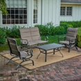 thumbnail image 1 of Royal Garden Cedar Lake Padded Sling Seating Set, 1 of 9
