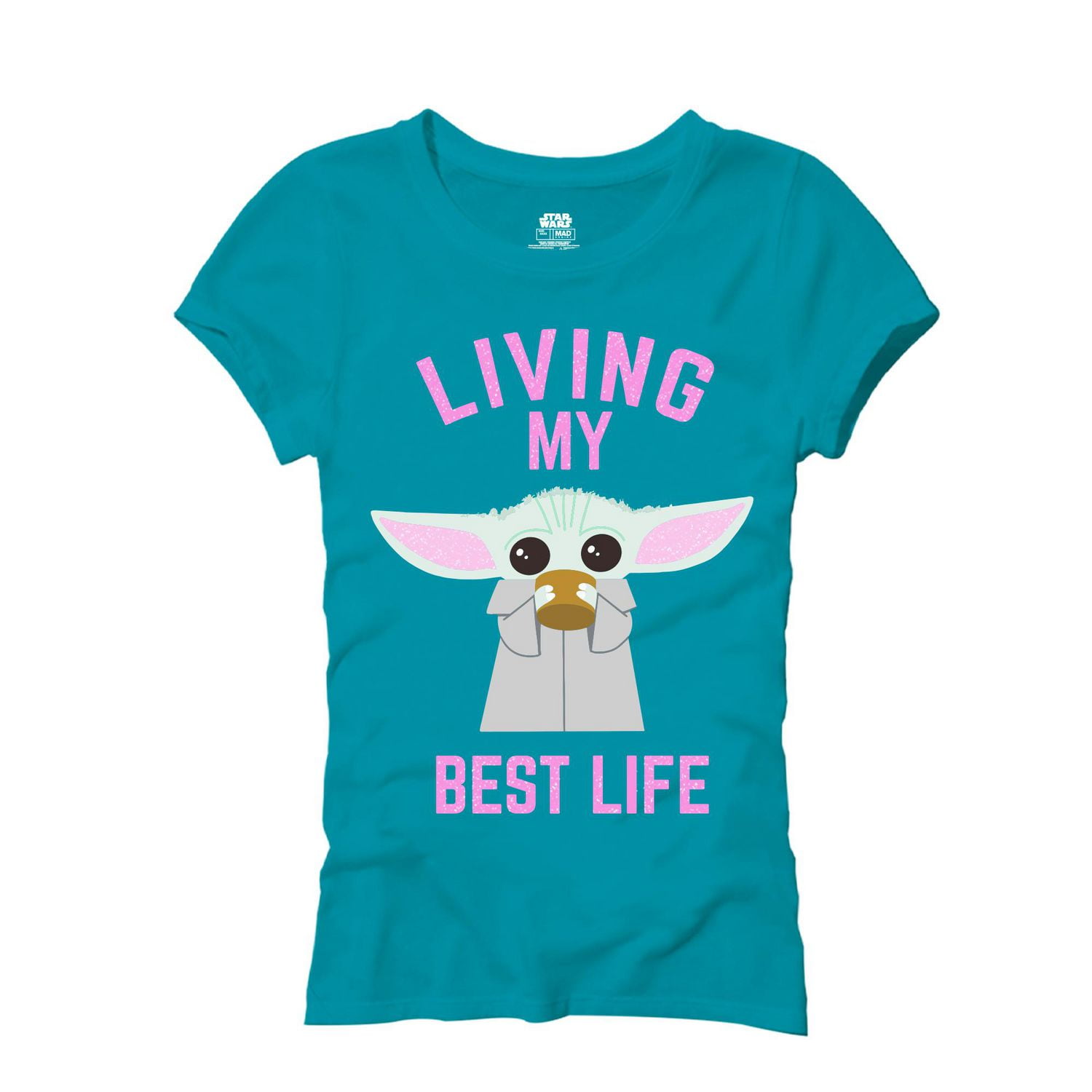 Girls Star Wars Grogu Best Life Short Sleeve T-Shirt