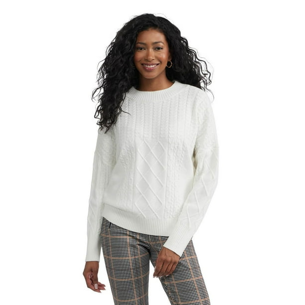 Women's Cable Knit Mock Neck Vest | Belted Sweater Vest With Split Hem