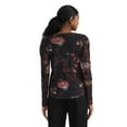thumbnail image 3 of Mexx Women’s Printed Mesh Puff Sleeve Blouse, 3 of 5