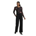 thumbnail image 5 of Mexx Women’s Printed Mesh Puff Sleeve Blouse, 5 of 5