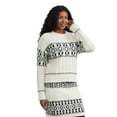 thumbnail image 2 of Mexx Women’s Fair Isle Sweater with Drop Shoulder, 2 of 5