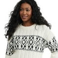 thumbnail image 4 of Mexx Women’s Fair Isle Sweater with Drop Shoulder, 4 of 5