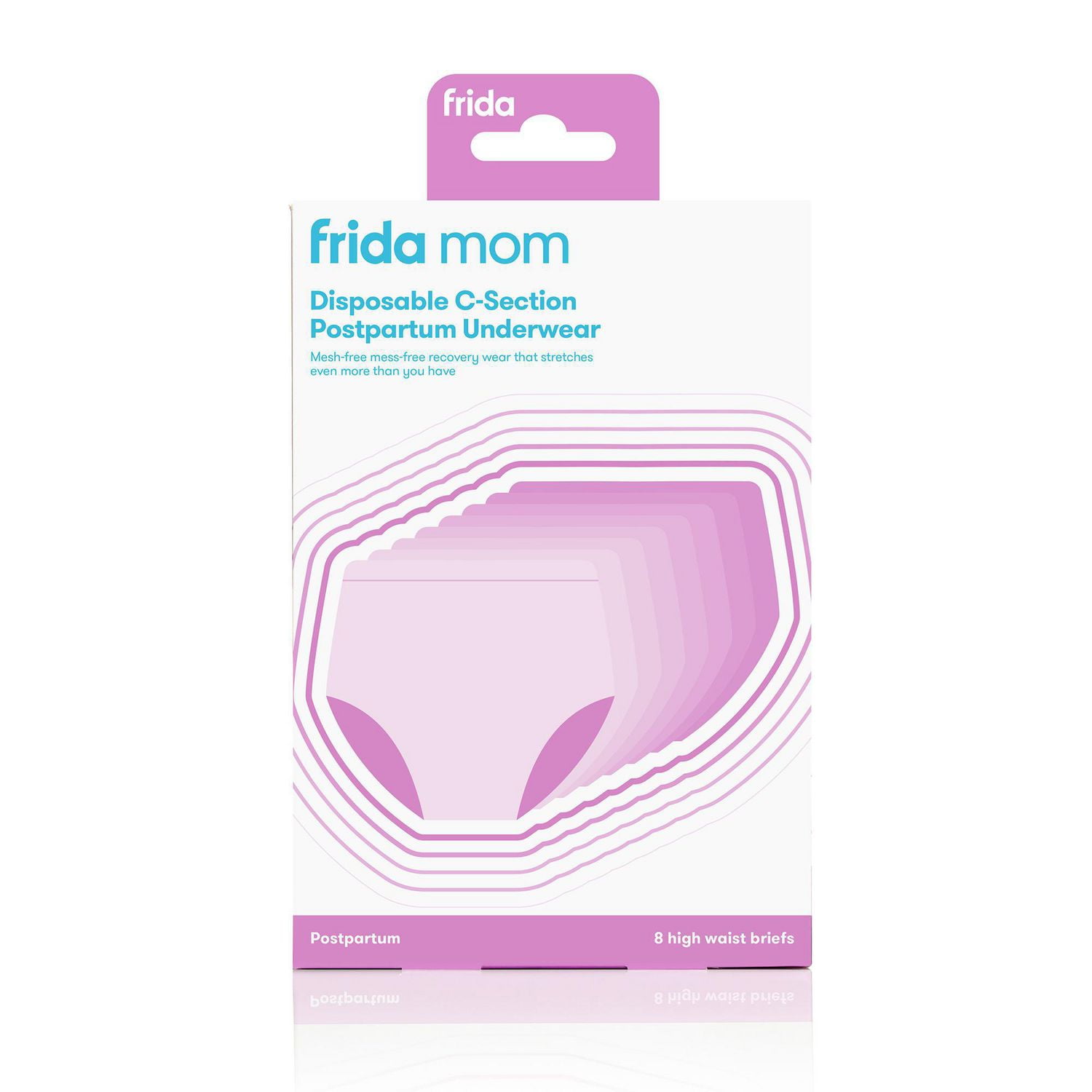 Frida Mom - Fridababy - High-Waist Disposable Postpartum Underwear - C-Section  Recovery - Super Soft, Stretchy, Latex Free - Hospital Bag Essential -  Regular, 8 Pack 