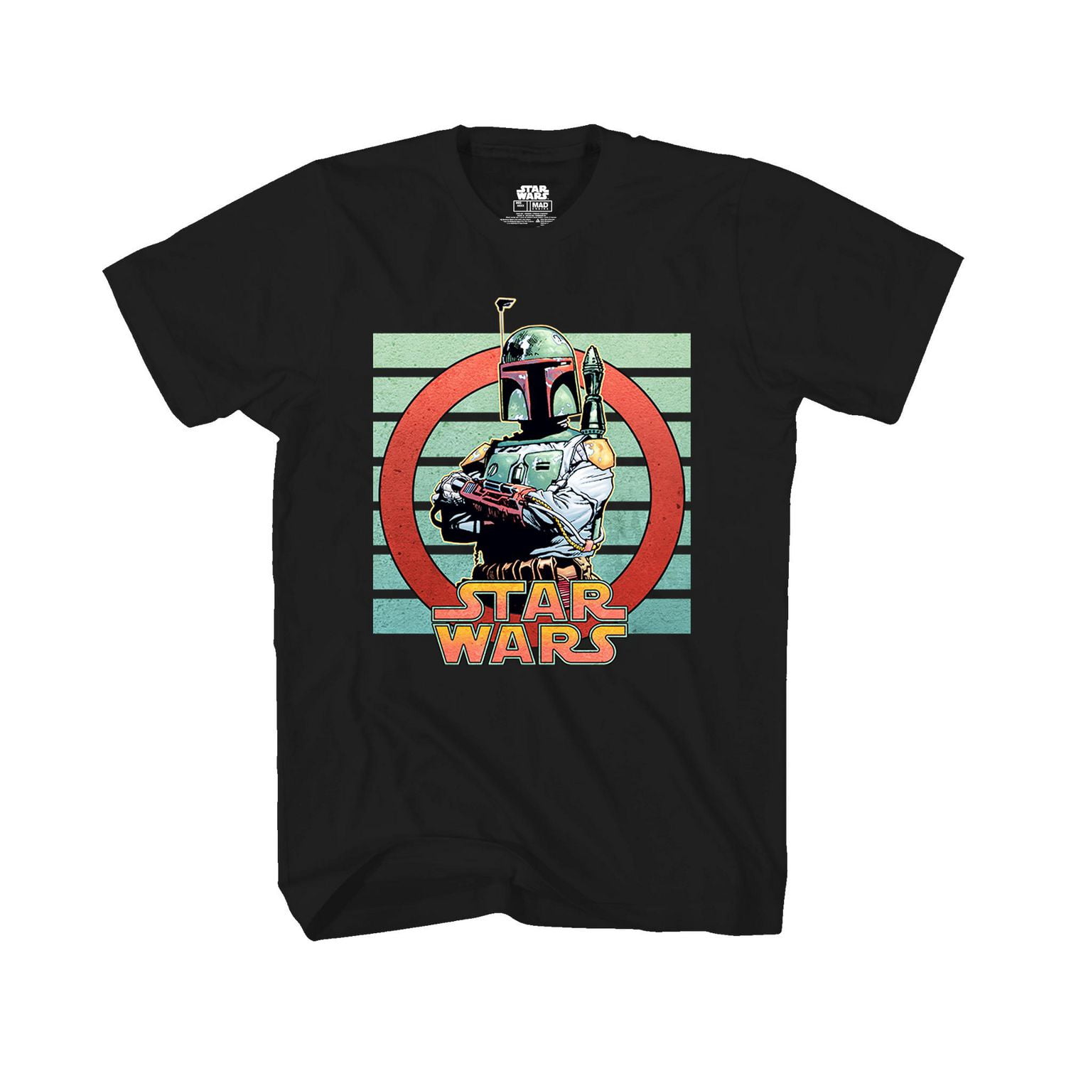 Men's Star Wars Boba Arms Crossed Short Sleeve T-Shirt