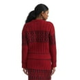 thumbnail image 3 of Mexx Women’s Fair Isle Sweater with Drop Shoulder, 3 of 5