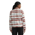 thumbnail image 4 of Mexx Women's Soft Brushed Plaid Bomber Jacket, 4 of 5