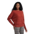 thumbnail image 2 of Mexx Women’s Cable Knit Mock Neck Sweater, 2 of 5