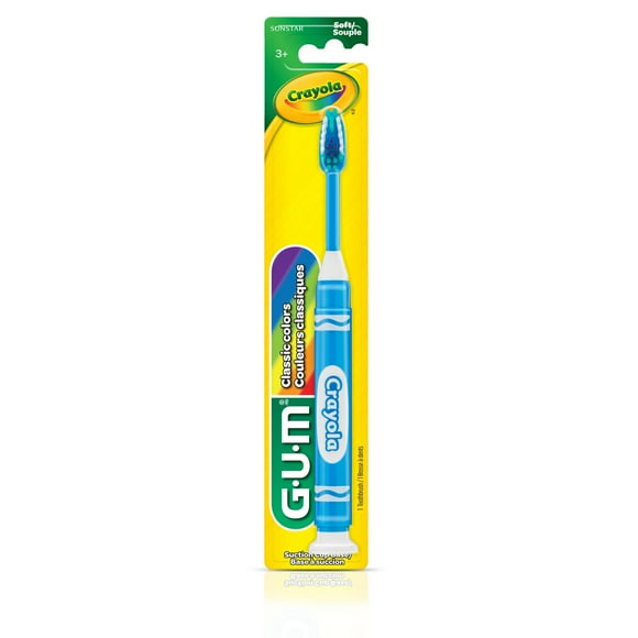 GUM® CRAYOLA™ Marker Toothbrush, Soft Bristles, 5+