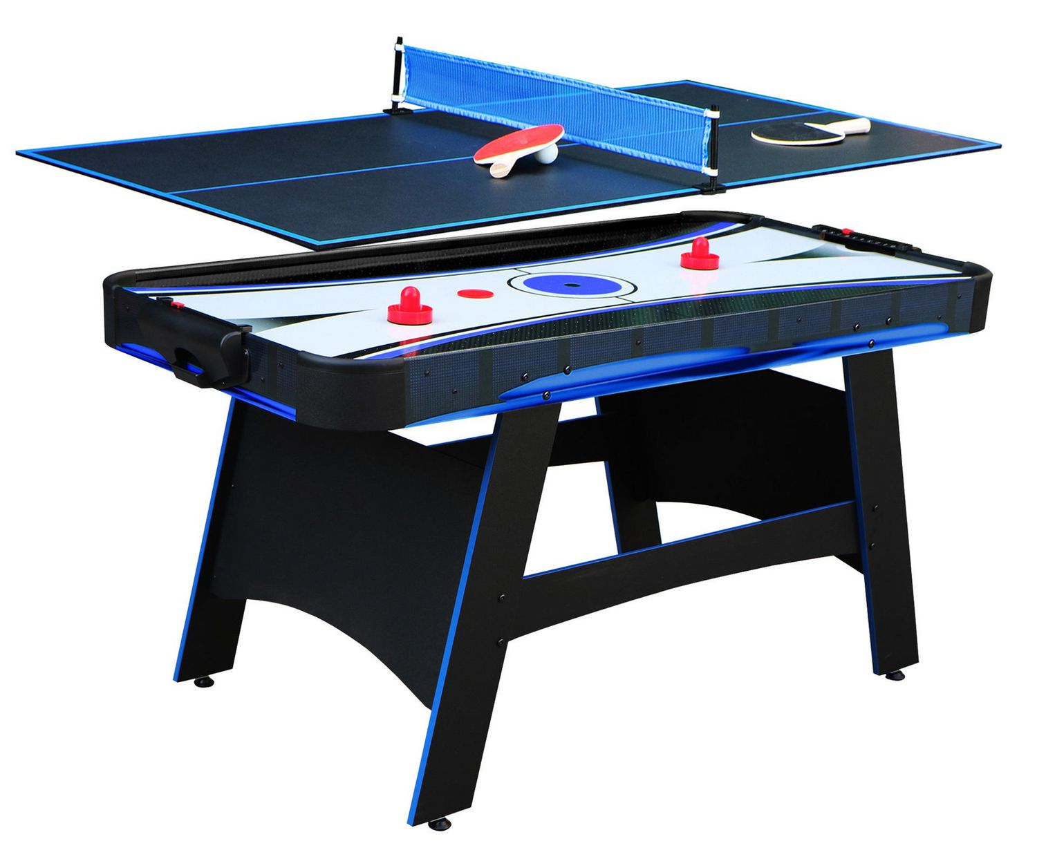Bandit 5-ft Air Hockey Table with Table Tennis Top - Best for the Fun-loving Dad