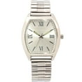 thumbnail image 1 of Montre George à argent bracelet extensible pour hommes, 1 of 2