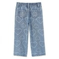 thumbnail image 2 of George Toddler Girls' Wide Leg Printed Jean, 2 of 2