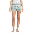 thumbnail image 1 of George Women's Flannel Pajama Short, 1 of 6