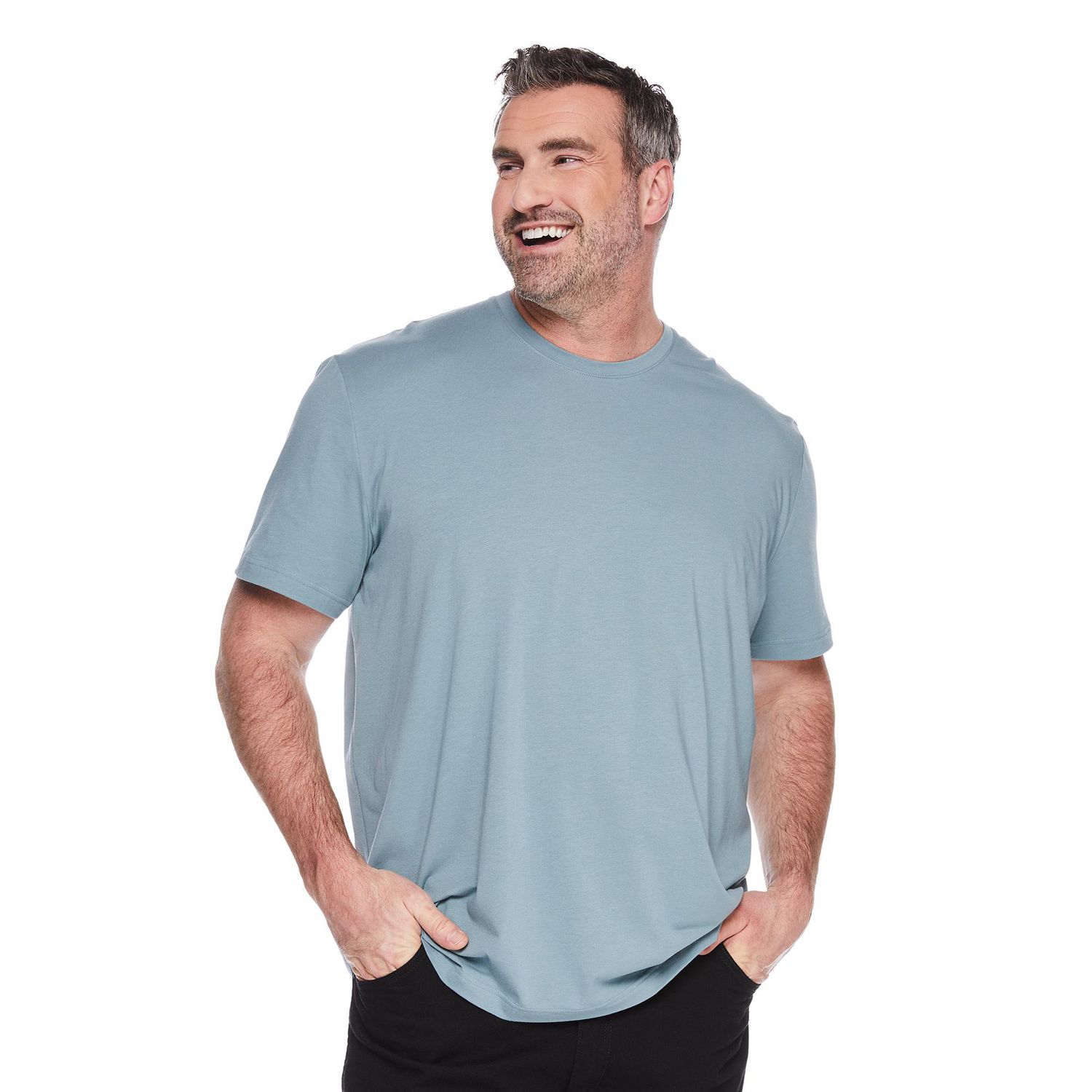 George Big Men's Stretch Crew Neckline Tee
