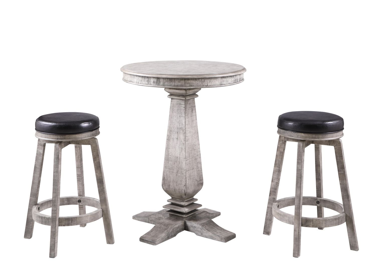 Montecito 3 Piece Pub Table Set With Bar Stools Canada Montecito 3 Piece Pub Table Set With Bar Stools Image 1 Of 6 Zoomed