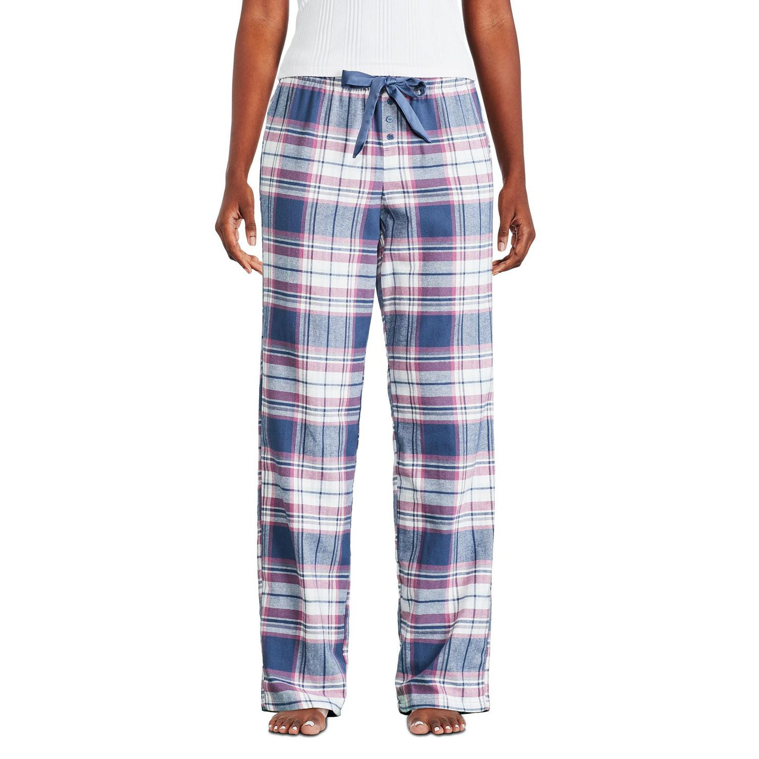Pantalon de pyjama en flanelle George pour femmes Tailles TP–TG