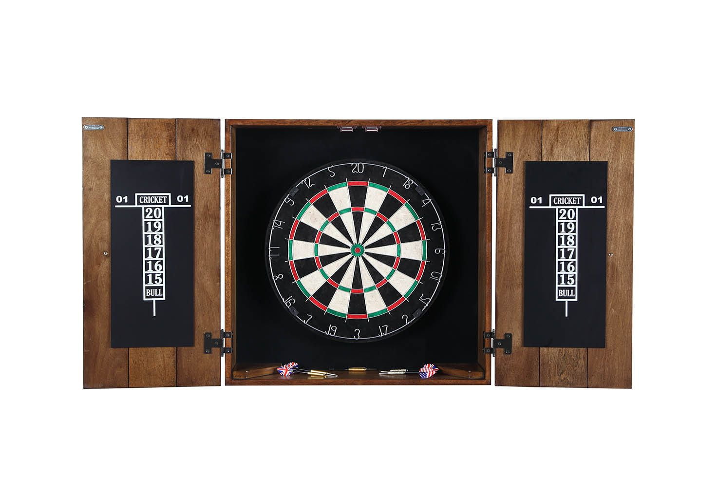 Drifter Solid Wood Dartboard & Set Rustic Oak Walmart Canada