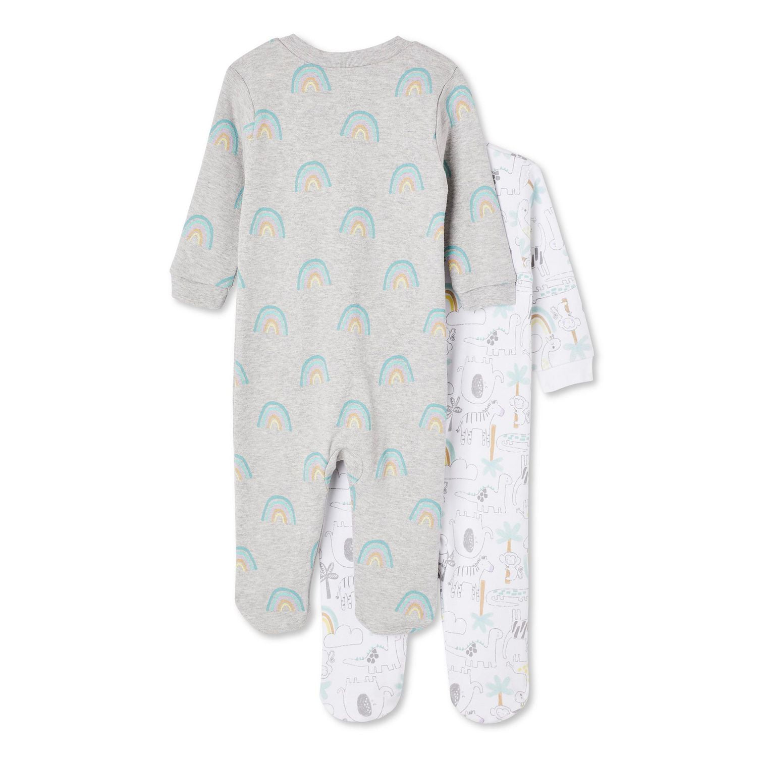 George Infants' Gender Inclusive Sleeper 2-Pack, Sizes 0-12 months