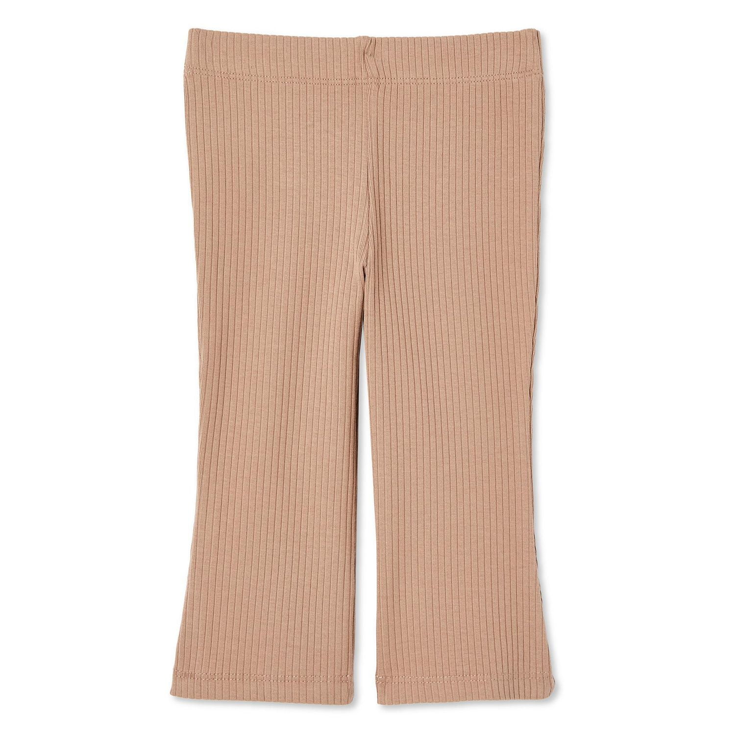 Legging évasé en tricot côtelé George pour bébés filles