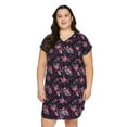 thumbnail image 1 of George Women's Plus V-Neckline Nightshirt, 1 of 6