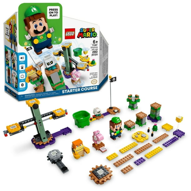 LEGO Super Mario Niveau de départ Aventures avec Luigi 71387 Ensemble de construction (280 pièces) Comprend 280 pièces, 6+ ans