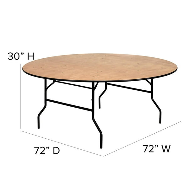 ProRent Wood Banquet Folding Table-USA Made