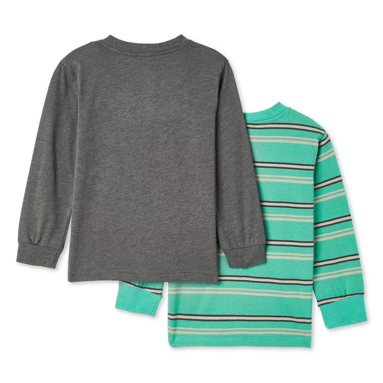 Lot de 2 t-shirts à col henley George pour petits garçons Tailles 2T-5T