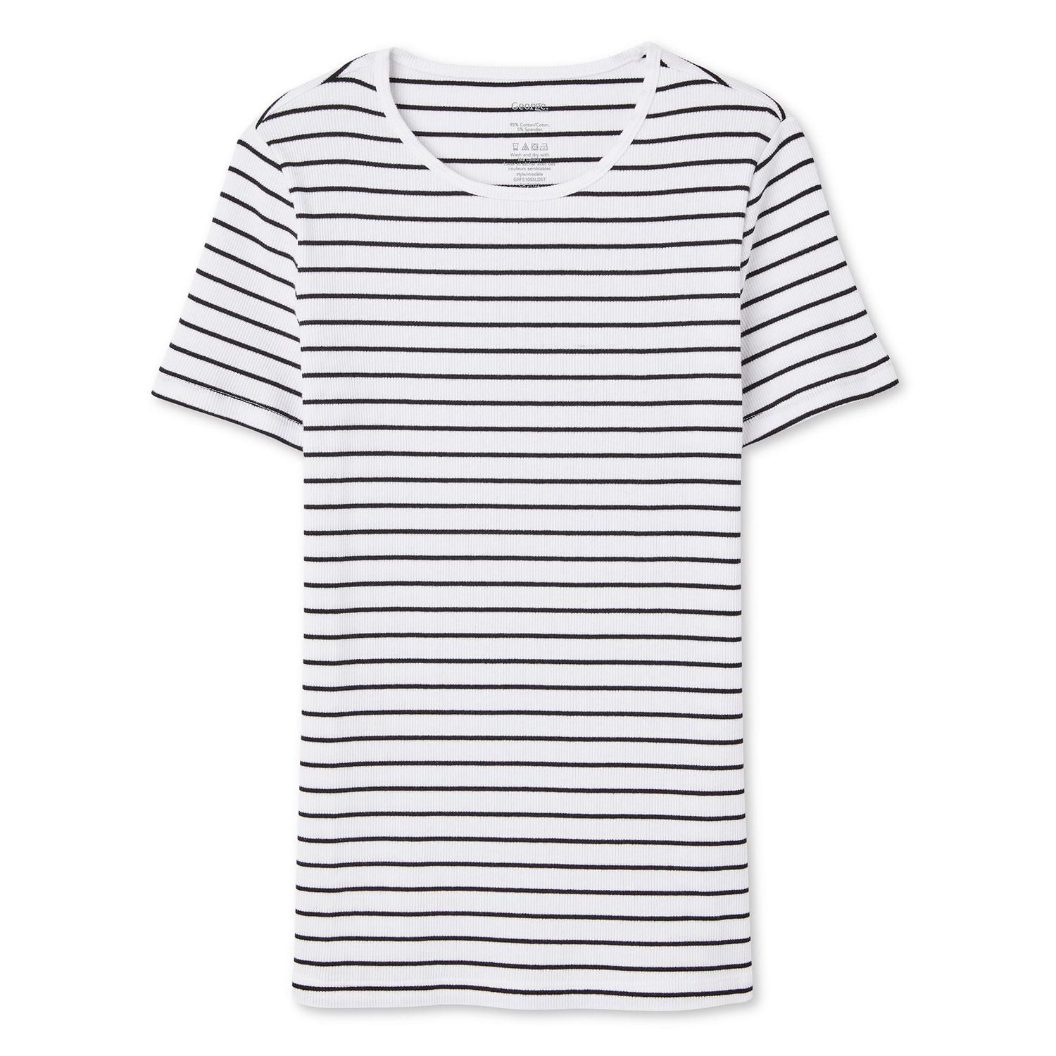 George Women's Rib Crew Neckline Tee